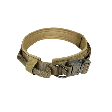 Durable Military Tactical Dog Collar with Handle for Control